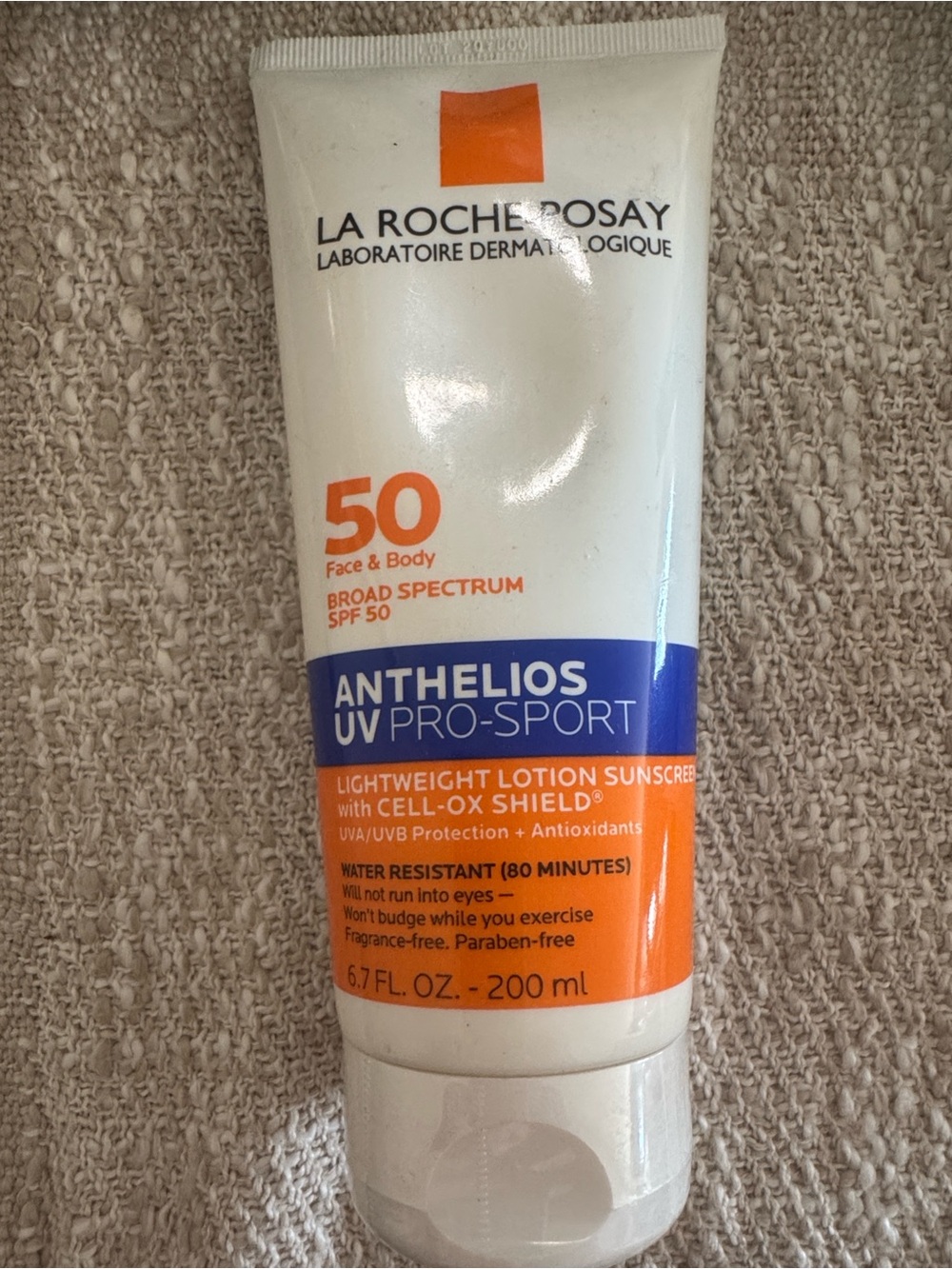 La Roche Posay Anthelios UV Pro-Sport SPF 50 Lightweight Lotion - White/Orange